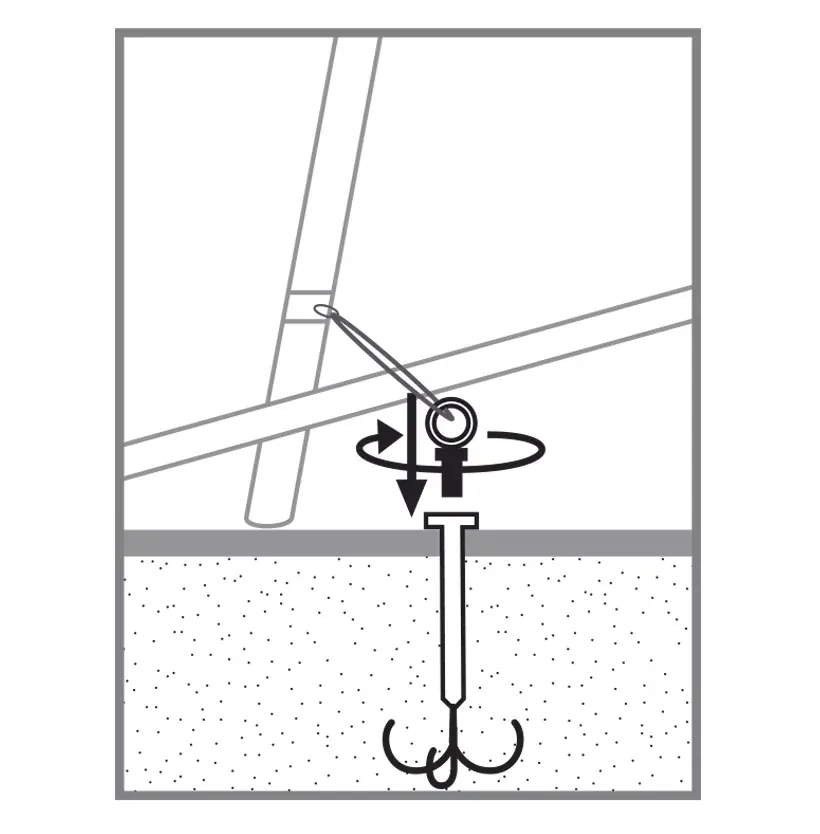 Attaching the Eye Bolts